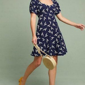 Maeve Anthropologie Printed Swing Dress